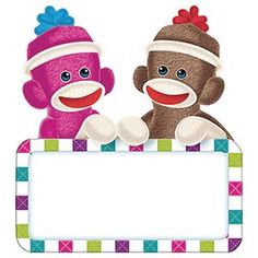 Sock Monkey On Pinterest   Classroom Themes Sock Monkeys And Name