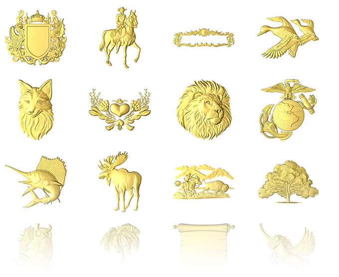 The Included 3d Relief Clipart Library Of Over 600 3d Relief Models