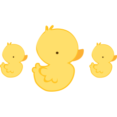 Clipart Baby Duck Wearing