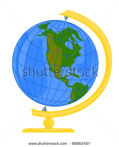 Vector Clipart Globe    96662407   Shutterstock