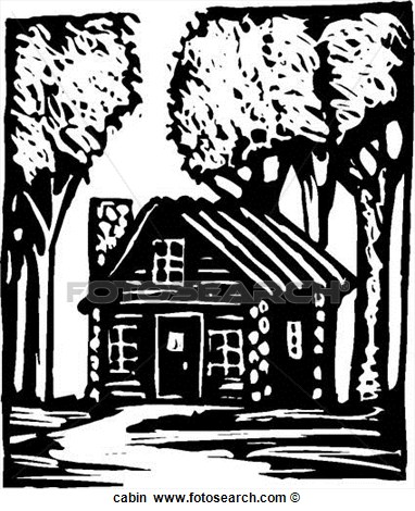 Clipart Of Cabin Cabin   Search Clip Art Illustration Murals