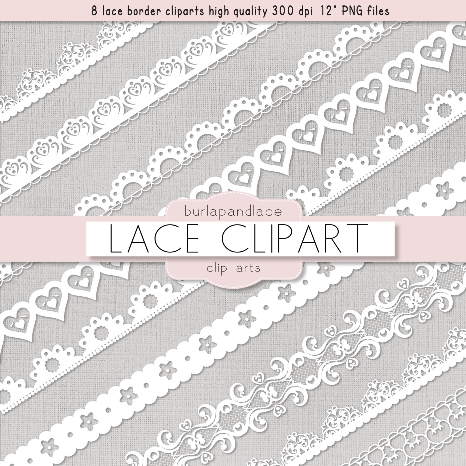 Clipart White Lace Borders Clip Art Lace Lace By 1burlapandlace