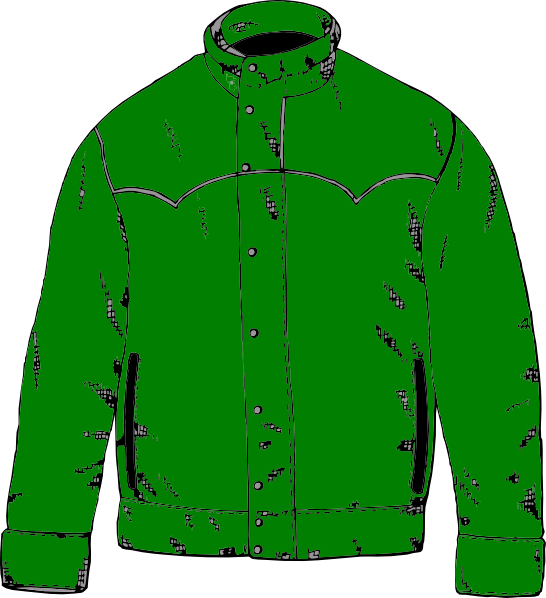 Green Jacket Clip Art