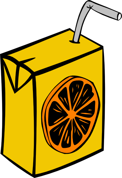 Orange Juice Box Clip Art At Clker Com   Vector Clip Art Online