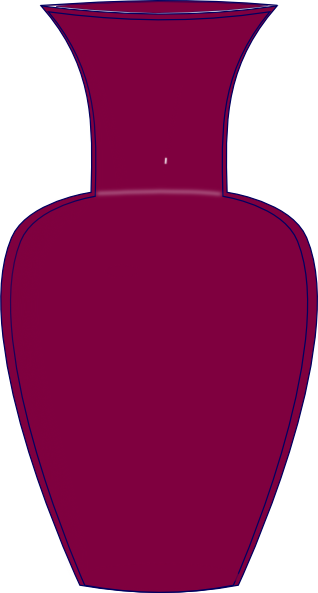 Purple Vase Clip Art At Clker Com   Vector Clip Art Online Royalty