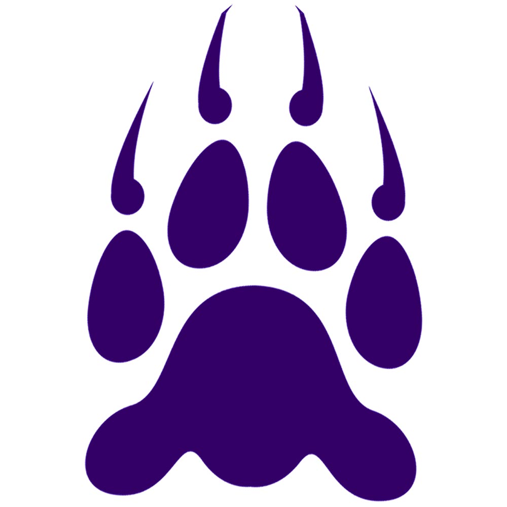 21 Purple Paw Prints Free Cliparts That You Can Download To You