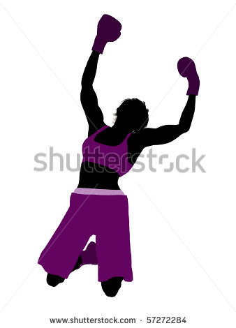 Female Boxing Clip Art Female Boxing Art Illustration