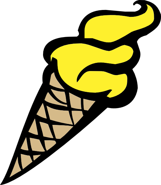 Ice Cream Cone Clip Art At Clker Com   Vector Clip Art Online Royalty