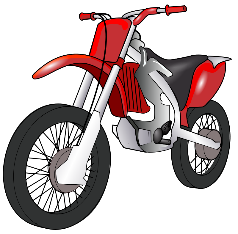 Clipart Motorcycle Free Red Motorcycle Clip Art
