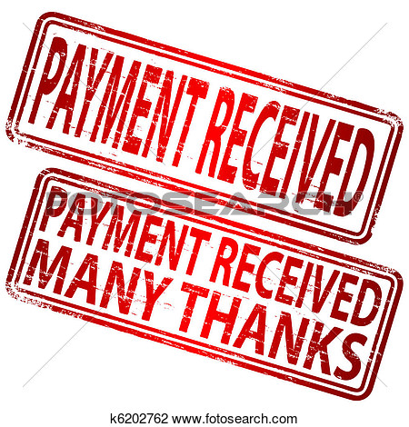 Clipart   Payment Received Stamp  Fotosearch   Search Clip Art