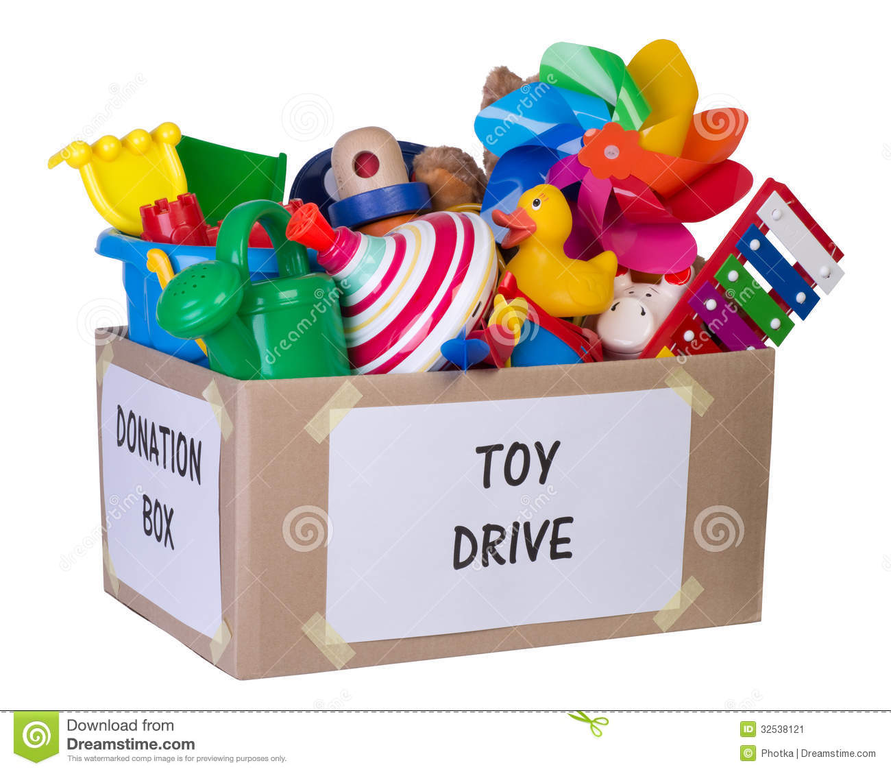 Toy Donation Box Stock Image   Image  32538121