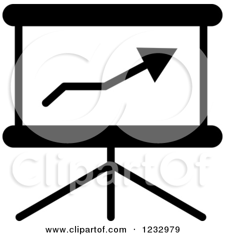 Black And White Chart Business Icon