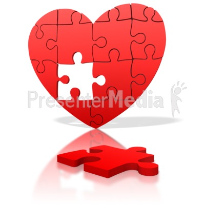 Heart Puzzle Piece Missing   Medical And Health   Great Clipart For