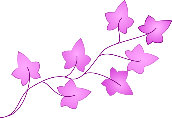 Ivy Purple Clip Art At Clker Com   Vector Clip Art Online Royalty