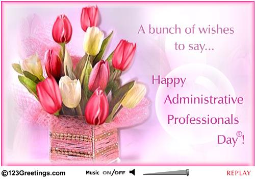 Administrative Professionals Day  Cards Free Administrative