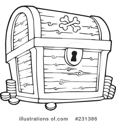 Royalty Free  Rf  Treasure Chest Clipart Illustration By Visekart