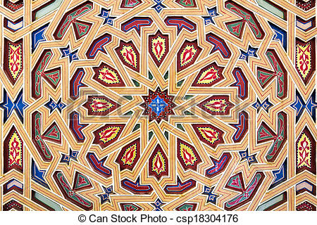 Stock Photo   Decoration On Oriental Building Morocco   Stock Image