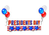 Presidents Day Border Graphic   Royalty Free Clip Art