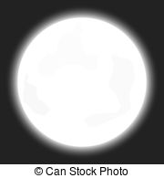 Isolated Illustration Of The Moon   An Isolated Illustration
