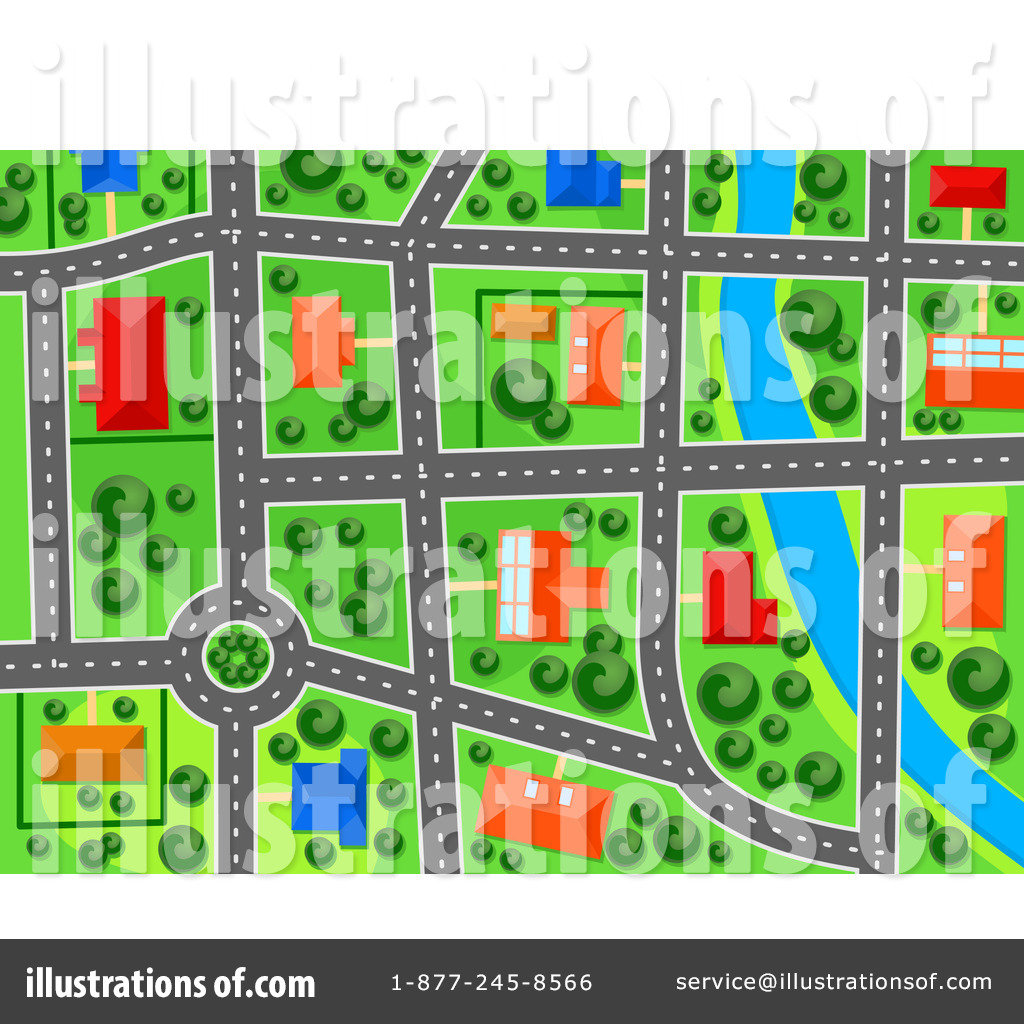 Royalty Free Rf Map Clipart Illustration By Seamartini Graphics