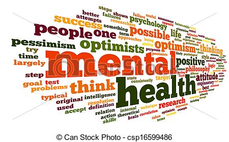 Stock Illustration Of Mental Health In Word Tag Cloud   Mental Health