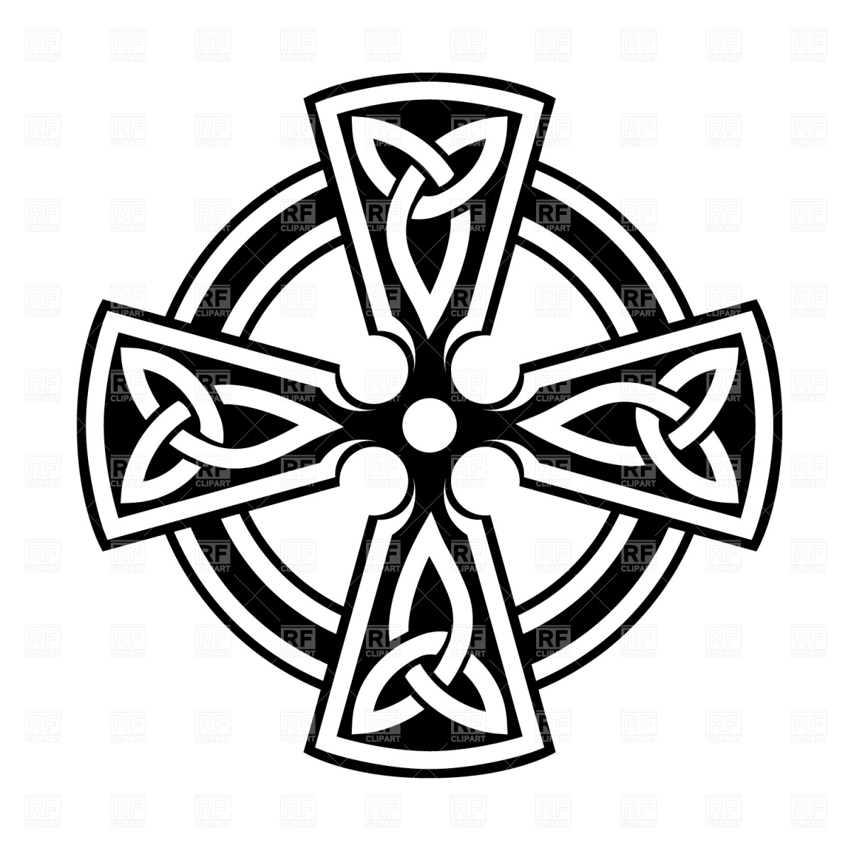 Celtic Cross Design Elements Download Royalty Free Vector Clip Art