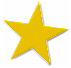 Point Gold Star Beveled    Signs Symbol Stars 5 Point Stars Basic 5