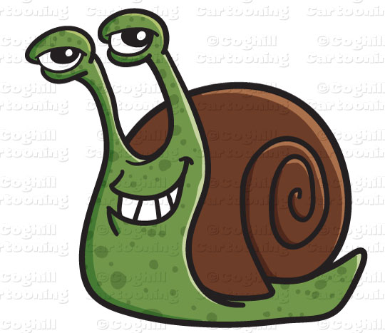 Cartoon Snail Clipart Graphic   Royalty Free Vector Clip Art Stock