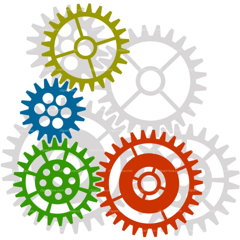 Clipart Gears Background   Royalty Free Vector Design
