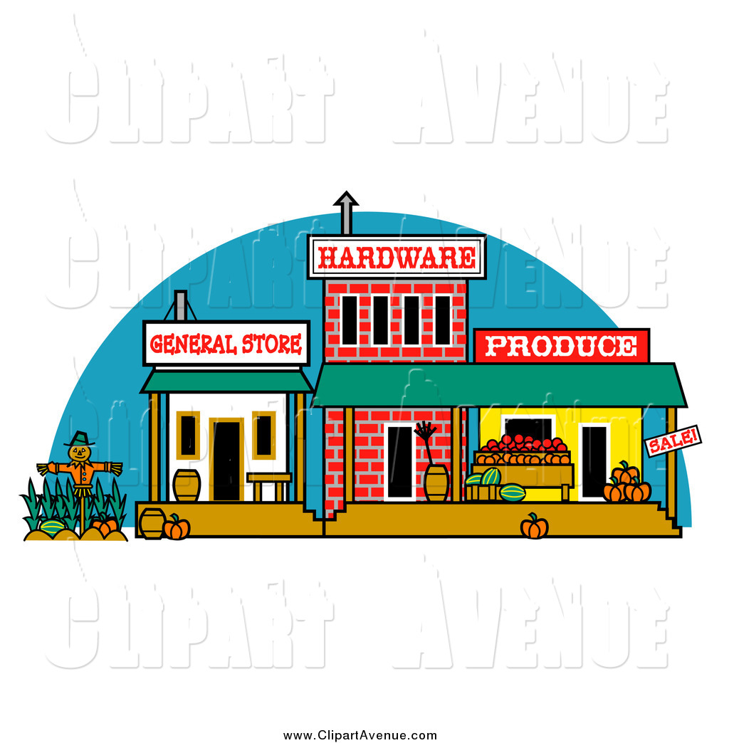 Hardware Store Clipart Avenue Clipart Of A Old Town
