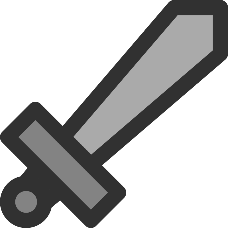 Metal Sword Icon By Qubodup   For A Forum
