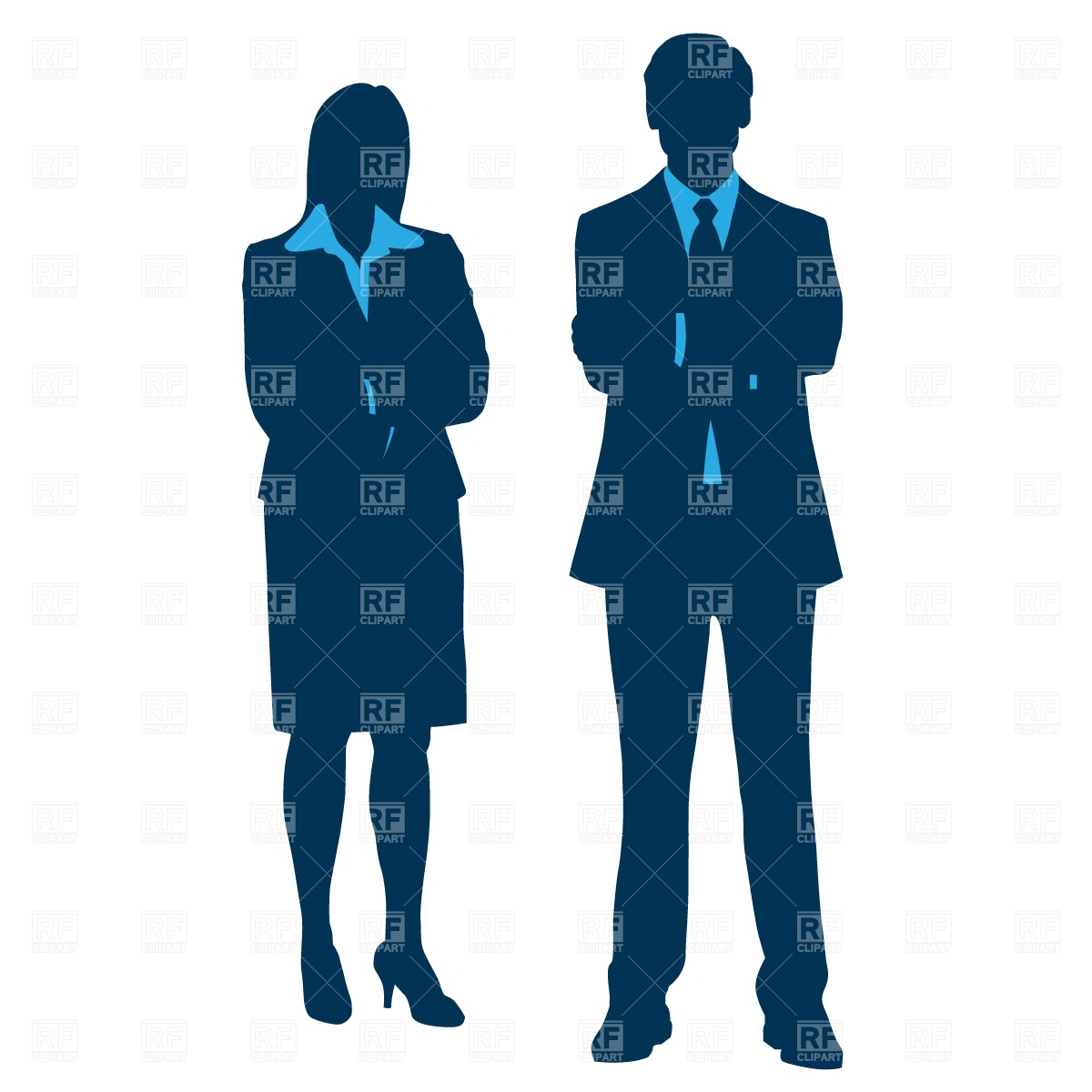 Staff   Managers In Suits Download Royalty Free Vector Clipart  Eps