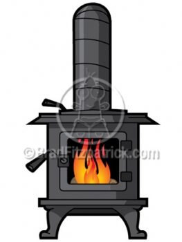 Stove Clip Art   Wood Stove Clipart Graphics   Vector Wood Stove Icon