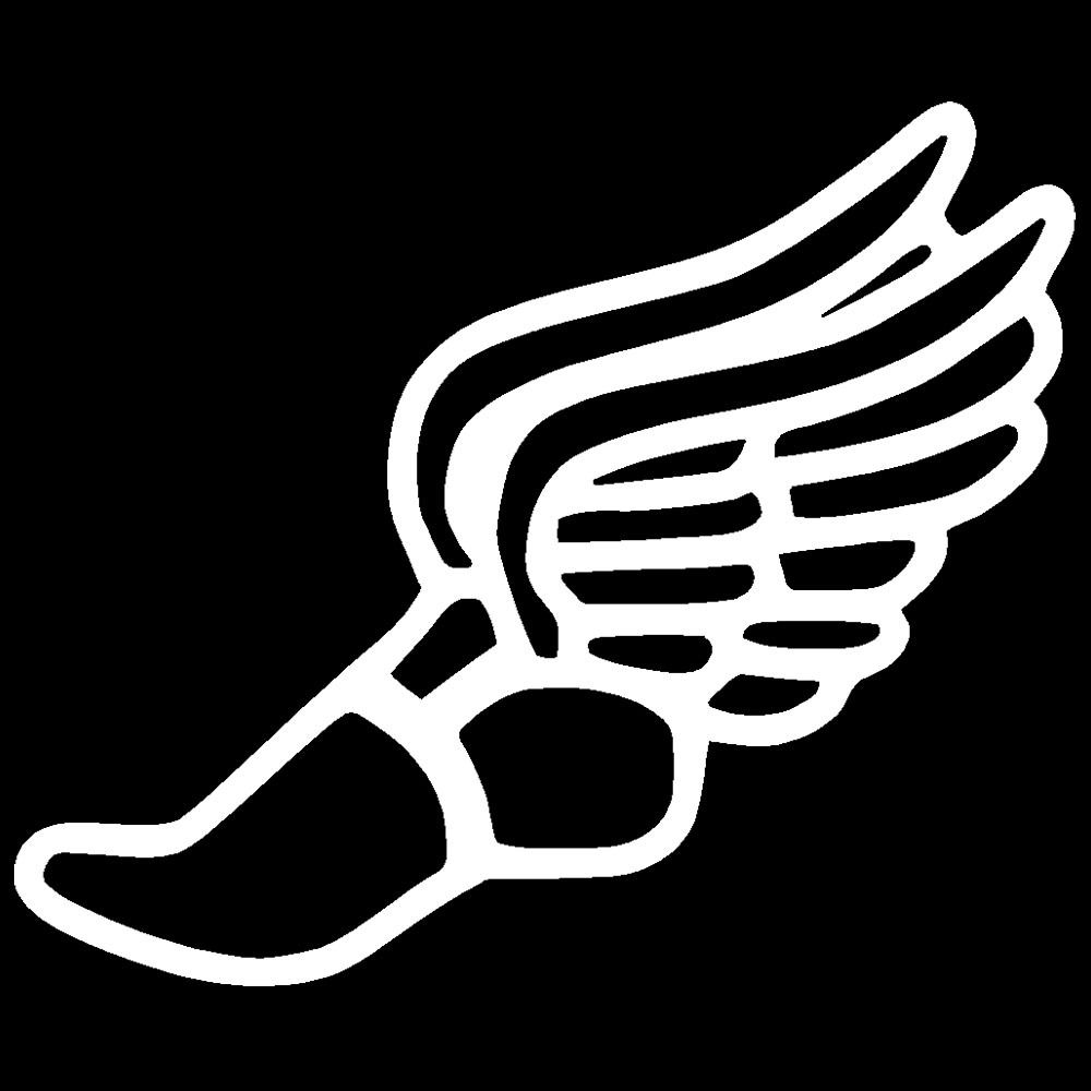 Track Shoes More Wings Black And White   Clipart Best   Clipart Best