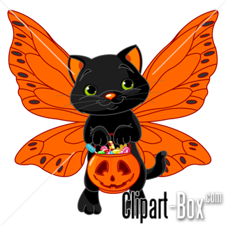 Related Halloween Cat Cliparts