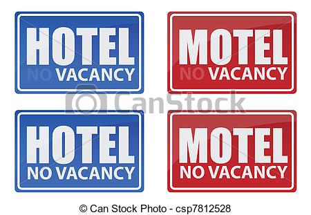 Vector Of Retro Hotel And Motel Signs Illustration Design Csp7812528