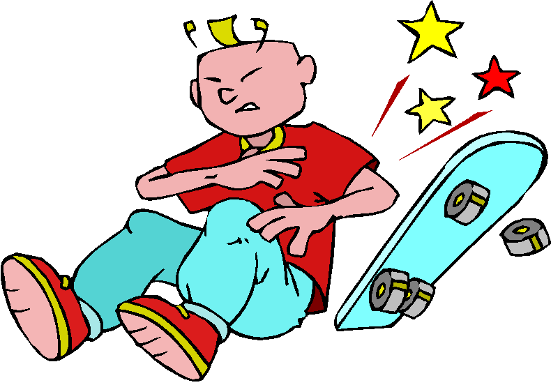 Accident Clipart Skateboard 2 Gif