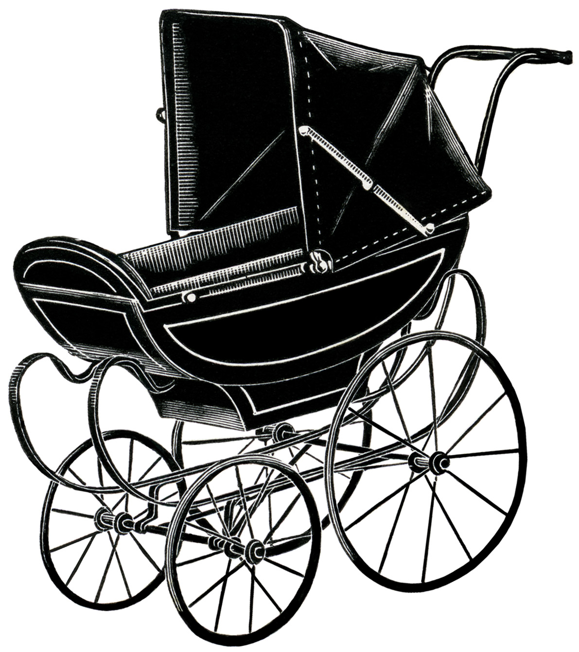 Clipart Doll Pram Doll Carriage Antique Baby Carriage Vintage Doll