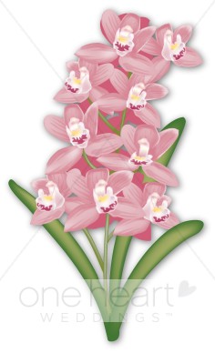 Hyacinth Clipart   Wedding Flower Clipart