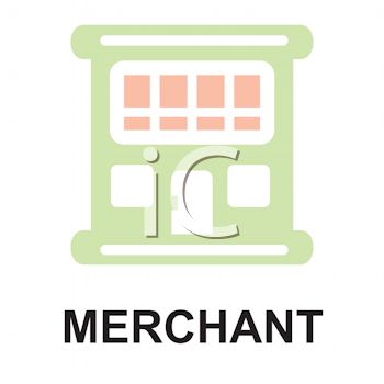 Merchant Store Icon   Royalty Free Clip Art Image