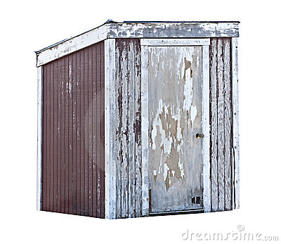 Old Wood Shed Or Outhouse Royalty Free Stock Photography   Image