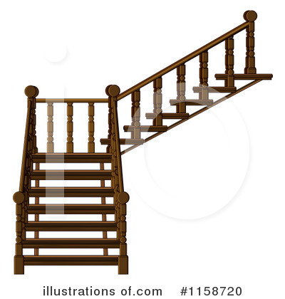 Royalty Free  Rf  Stairs Clipart Illustration By Colematt   Stock