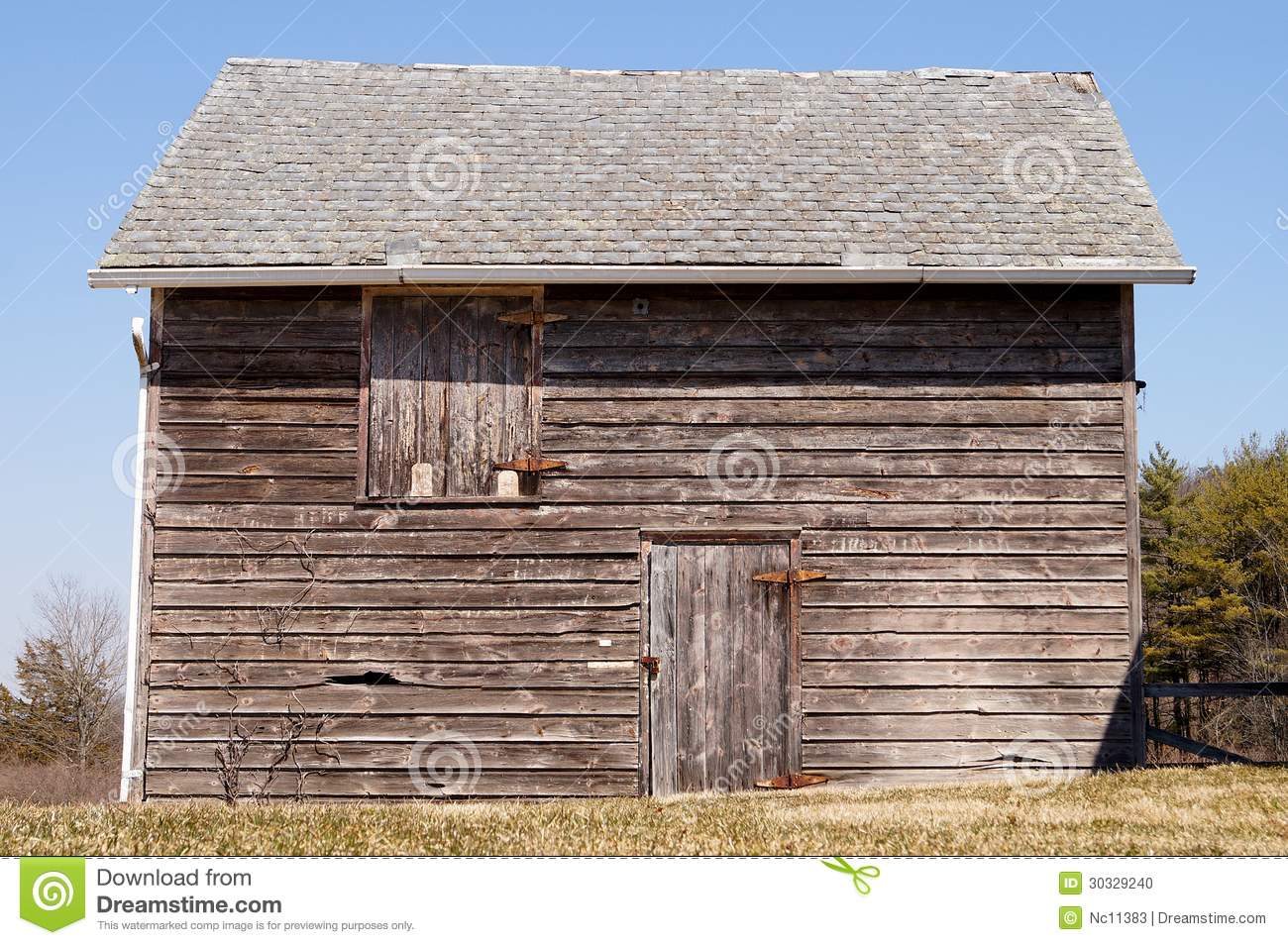 Wooden Shed Stock Photo   Image  30329240