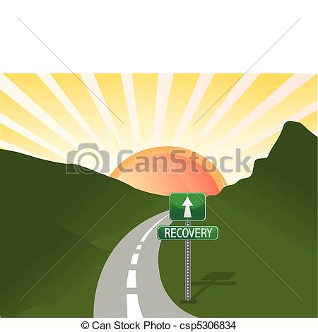 Eps Vector Of Road To Recovery Vector File Csp5306834   Search Clip