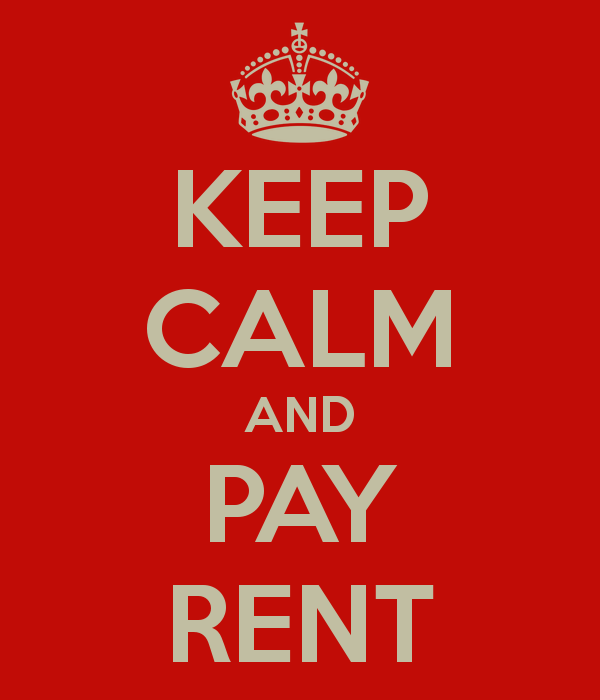 Pay Rent Keep Calm And Pay Rent