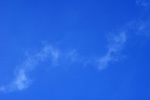 Blue Sky With A Whisp Of Cloud   Free Photos And Art   Royalty Free
