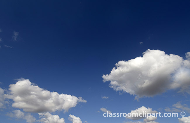 Clouds   Beautiful Blue Sky   Classroom Clipart
