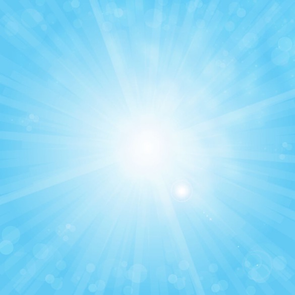 Name  Free Sun On Blue Sky Vector Background