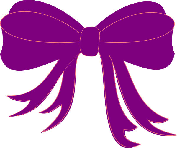 Purple Ribbon Clip Art