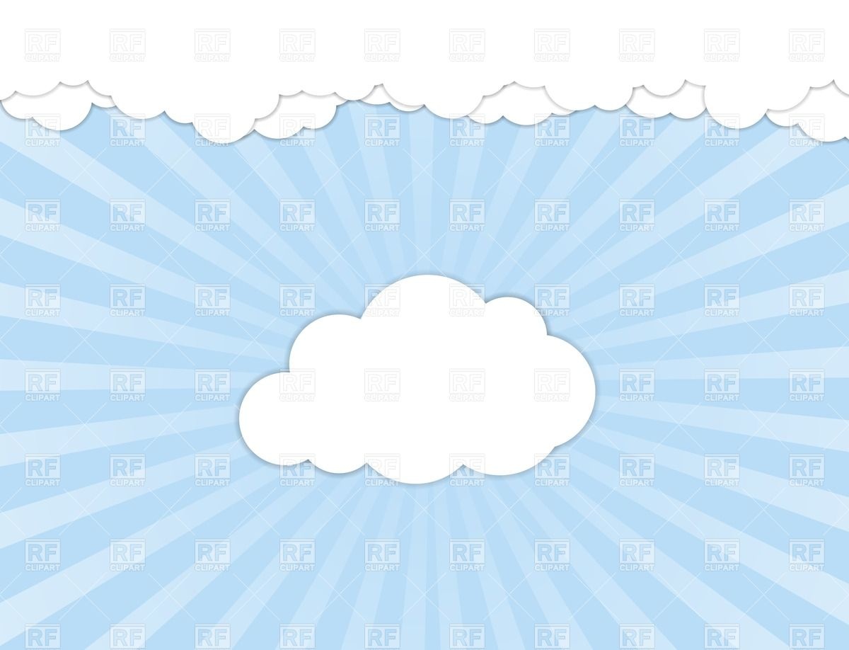 White Clouds Over Blue Sky Download Royalty Free Vector Clipart  Eps